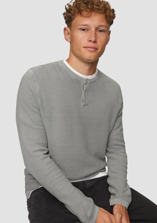 Image du produit s.Oliver Strickpullover Strickpullover mit Knopfleiste (XS)