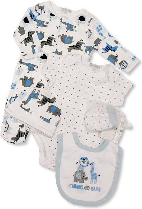 Universal Textiles Curious And Brave Strampelanzug Set Baby (5erPack) (68)