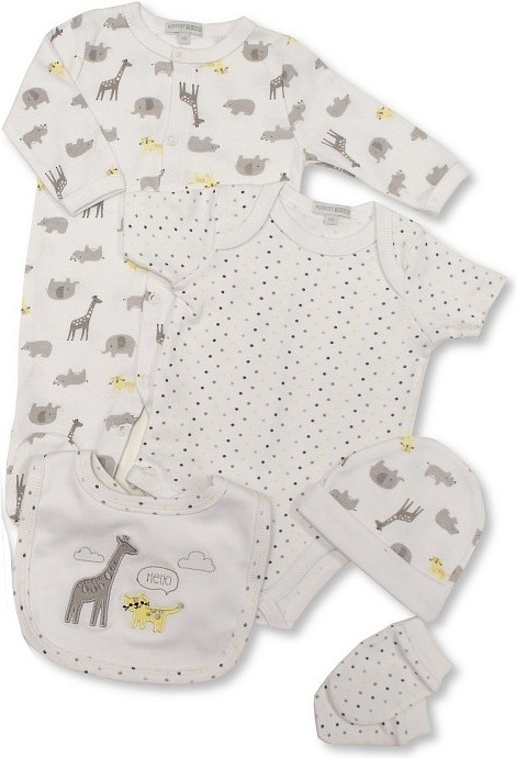 Produktbild Universal Textiles Nursery Time Strampelanzug Set Baby (5Erpack) (68)