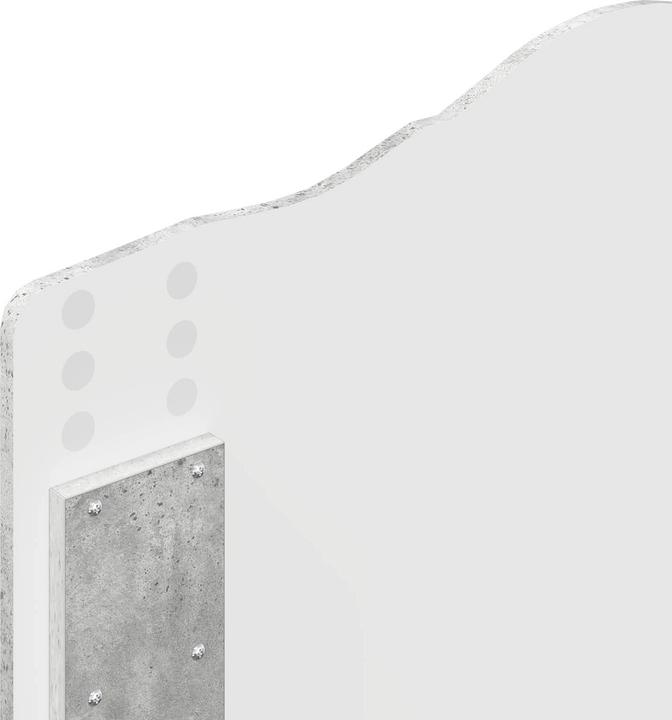 Actual product image vidaXL Modernes Kopfteil (102 x 3 x 90 cm)