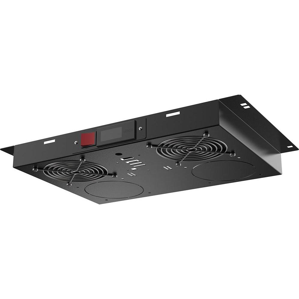 Rockstable Unità di ventilazione rack 1U 19 pollici con 2 ventole - controllo digitale della, Accessori per armadio rack