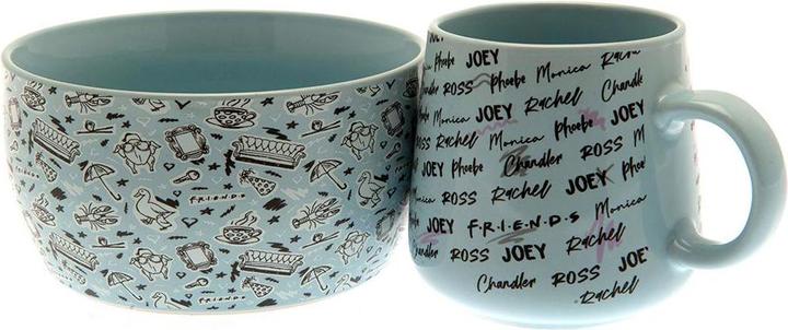 Image du produit Friends Set petit déjeuner gribouillé Céramique (0.39 l, 1 x)