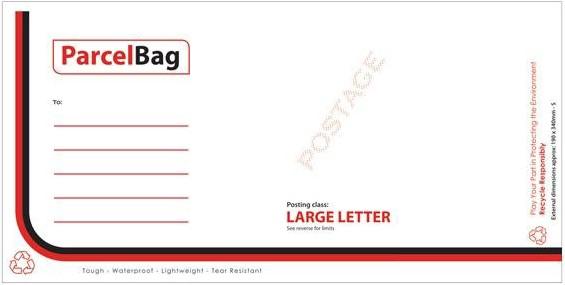 Actual product image Impact Plastic envelope 50Pack (190 x 340 mm, 50 x)