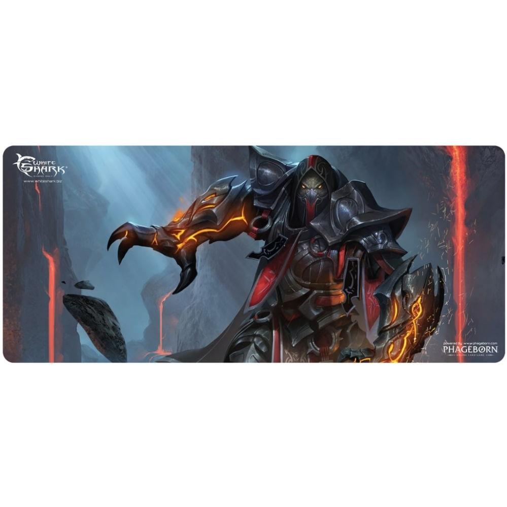 White Shark Mouse pad for games Umethon, 800x350x3mm, Mausmatte, Mehrfarbig