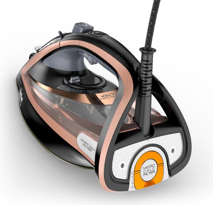 Image du produit Tefal Ultimate Pure FV9845 Fer à repasser à sec & vapeur Durilium Plaque autonettoyante, cuivre (3200 W, 260 g/min)