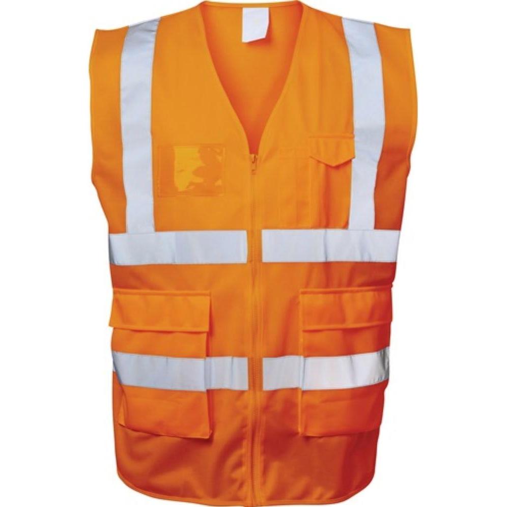 Safestyle, Warnweste + Warnshirt, Warnweste EWALD Grösse XXL orange EN ISO 20471 Kl. EN ISO 13688 (XXL)