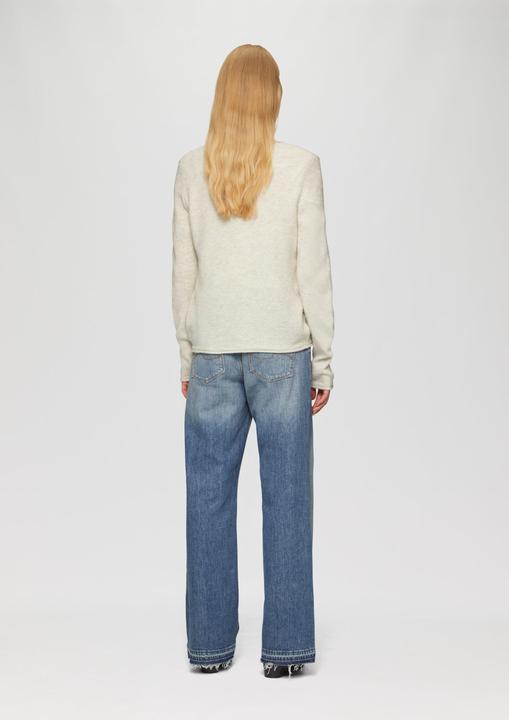 Immagine prodotto S.Oliver Strickpullover Weicher Strickpullover mit Ajour-Detail (XXL)