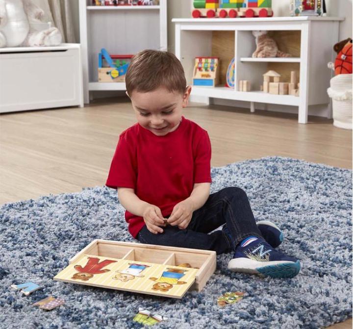 Produktbild Melissa & Doug Coffret Bois La Famille Ours (45 Teile)