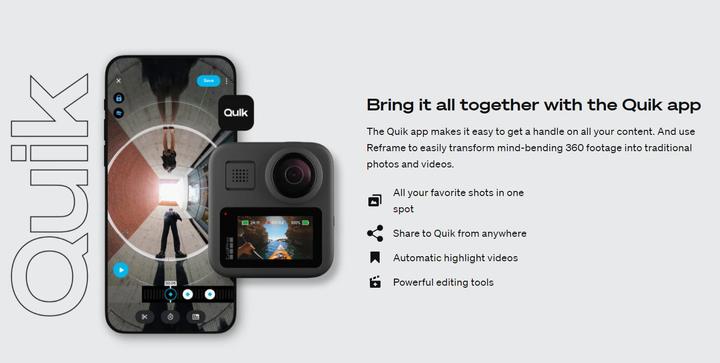 Actual product image GoPro Max (60p, Bluetooth, Wi-Fi)