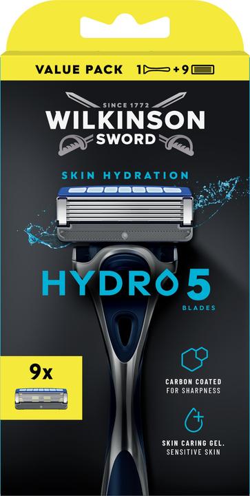 Immagine prodotto Wilkinson Hydro 5 Hautschutzrasierer + 9 Köpfe