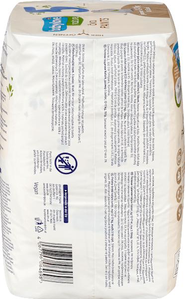 Valori nutrizionali e ingredienti dm babylove nature Pants (Dimensione 5, Pacco trasportabile, 18 pz.)