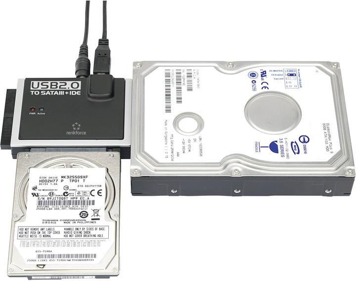 Immagine prodotto Renkforce Convertitore da USB 2.0 a IDE+SATA