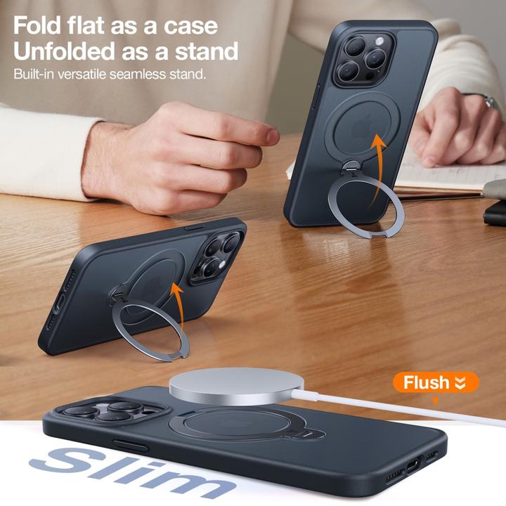 Produktbild Torras Upro Ostand Spin Series (Apple iPhone 15 Pro)