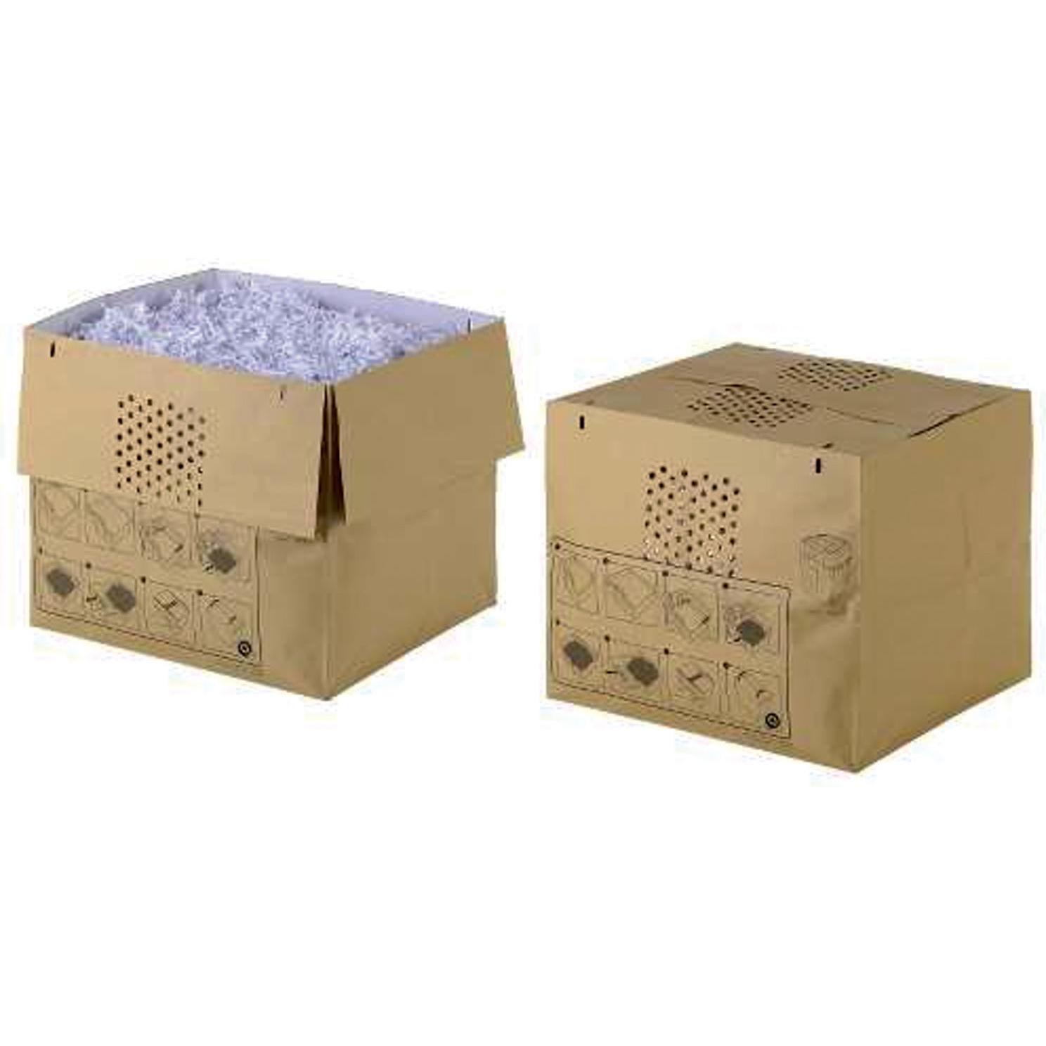 Rexel recycelbare Abfallsäcke 80Liter, Abfallsack, Braun