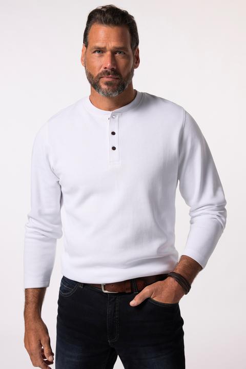 Produktbild JP1880 JP 1880 Henley, Langarm, Piqué (7XL)