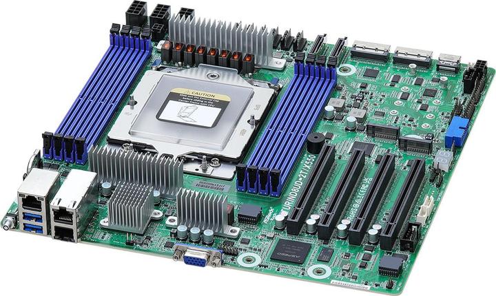 Actual product image AsRock Mainboard TURIND8UD-2T/X550 Deep Micro-ATX Sockel SP5 Single (SP5, AMD SoC, Micro-ITX)