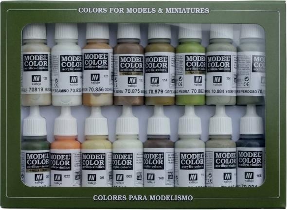 Immagine prodotto Vallejo 70141 Vernice colorante per modellismo ferroviario sabbia, bianco, ocra, beige, verde-marrone, S