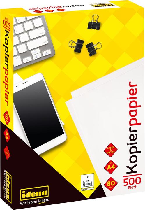 Produktbild Idena Kopierpapier (A4, 500 Blätter, 80 g/m²)