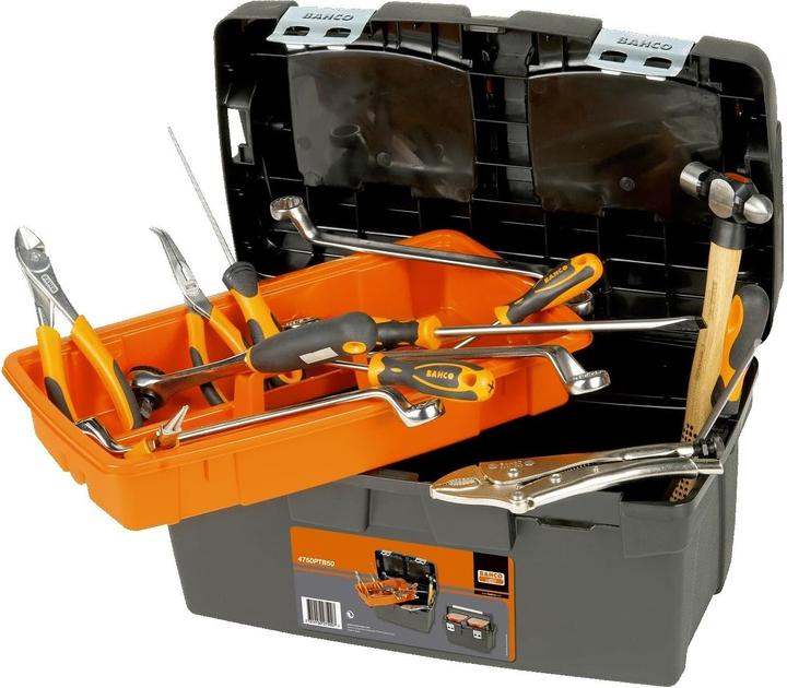 Produktbild Bahco Hoch belastbarer 500-mm-Kunststoff-Werkzeugkasten, 27 l (1 Teil)