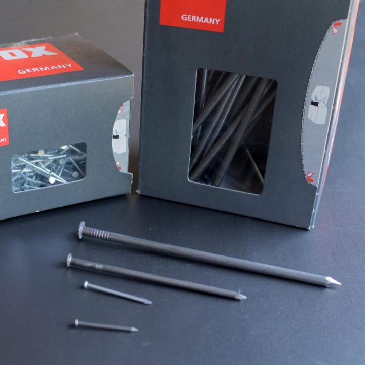 Produktbild Tox Nails 4,2x120 mm (400g) Drahtstifte, blank mit Senkkopf (DIN 1151) (120 mm)