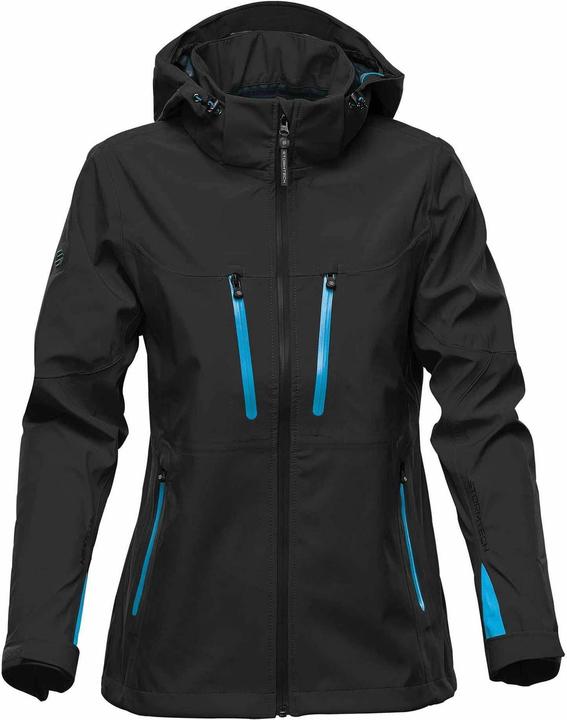 Black, Bright blue