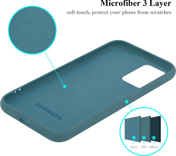 Actual product image Cadorabo TPU Liquid Silicone Case Cover (Xiaomi Redmi 10)