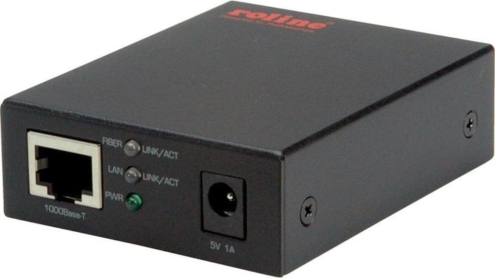 Actual product image Roline 10/100/1000Base-T to Dual-speed Fiber Media Converter
