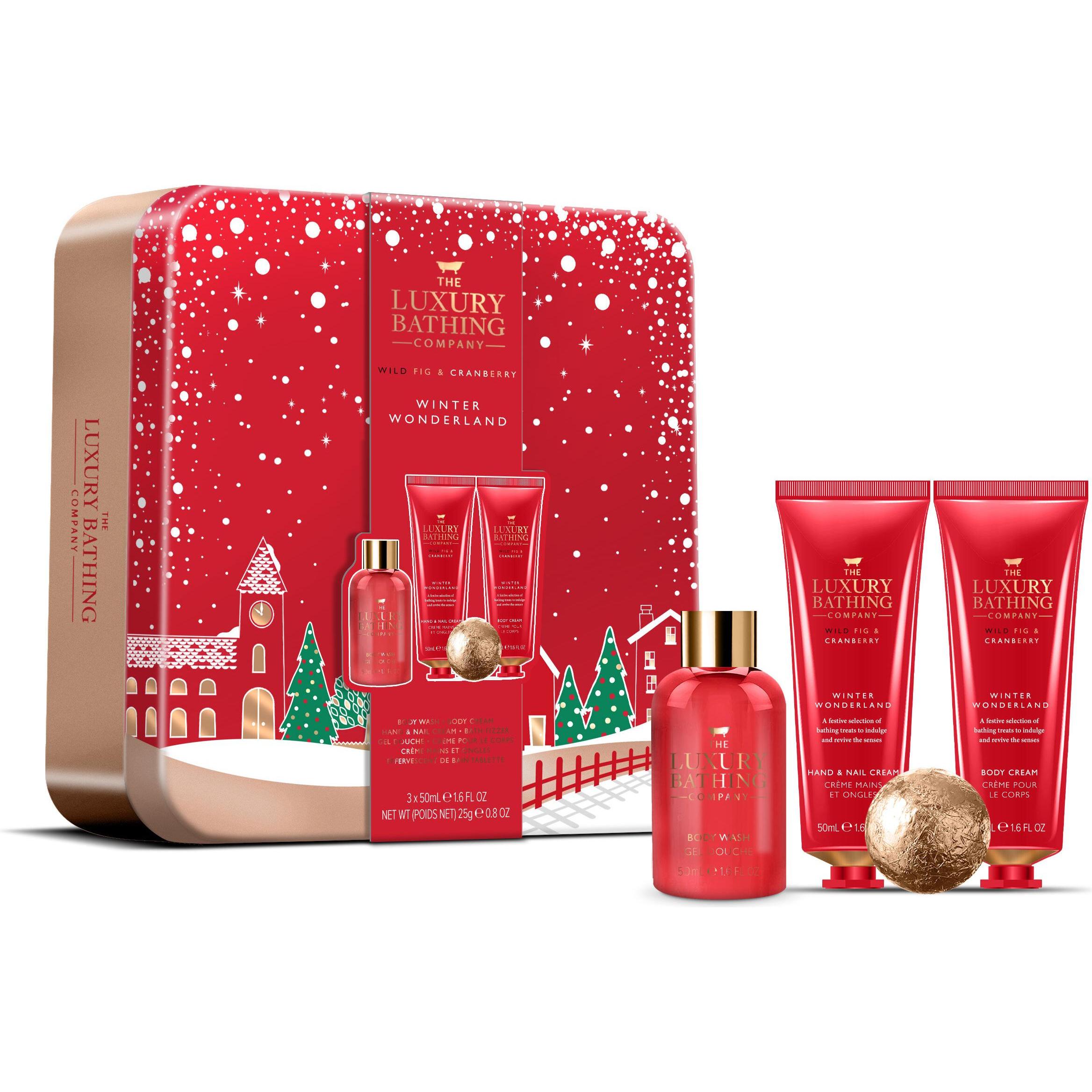 Grace Cole Körperpflege-Geschenkset in der Dose - Feige & Cranberry, 4 Stück (Körperpflegeset) (87192)