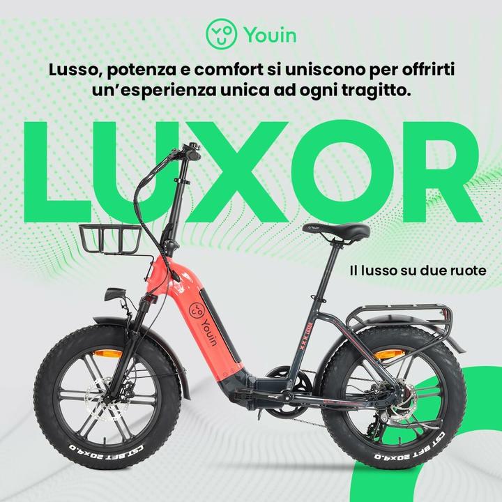 Actual product image Youin Elektrisches Fahrrad Bk1716 Luxor Ii Koralle 250 W