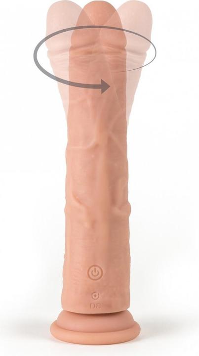 Produktbild Virgite Realistischer Vibrator Und Rotator "R8" 21cm Mit Fernbedienung