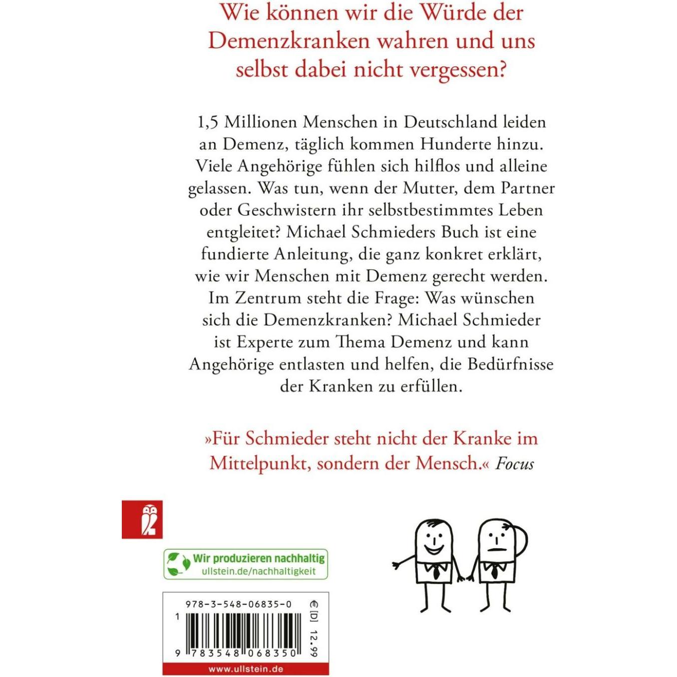Thumbnail - Dement, aber nicht vergessen, Fachbücher von Michael Schmieder, Uschi Entenmann, Erdmann Wingert