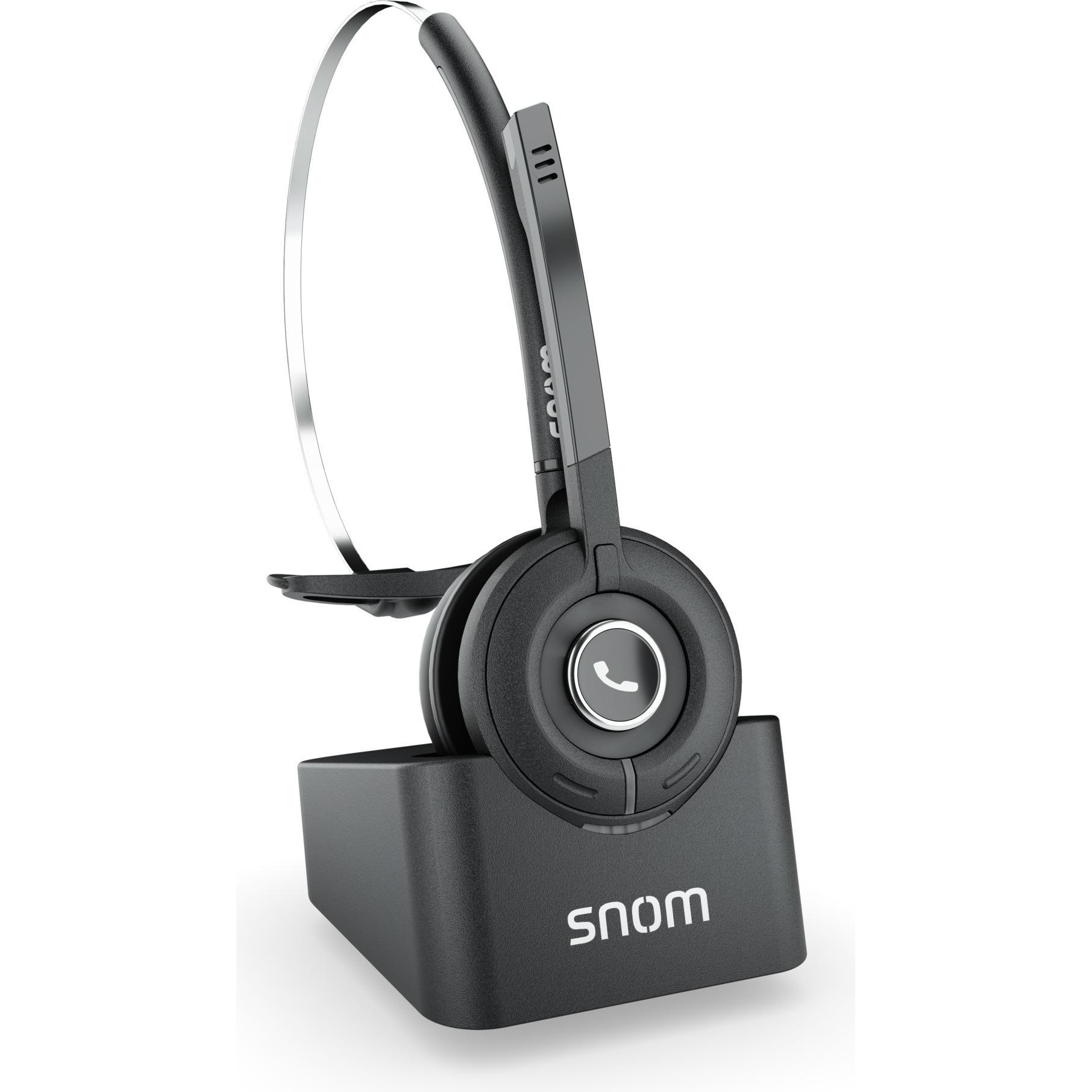 Snom A190 (Kabellos), Office Headset, Schwarz