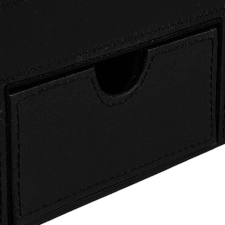 Immagine prodotto Relaxdays Organizzatore da scrivania in ecopelle