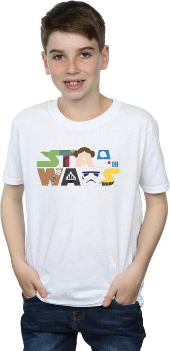 Produktbild Star Wars Character Logo TShirt Jungen (140, 146)