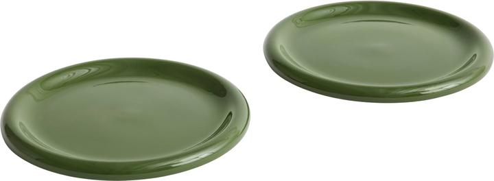 HAY Piatto Barro Ø24, set di 2 - Verde (2 x, 24 cm)