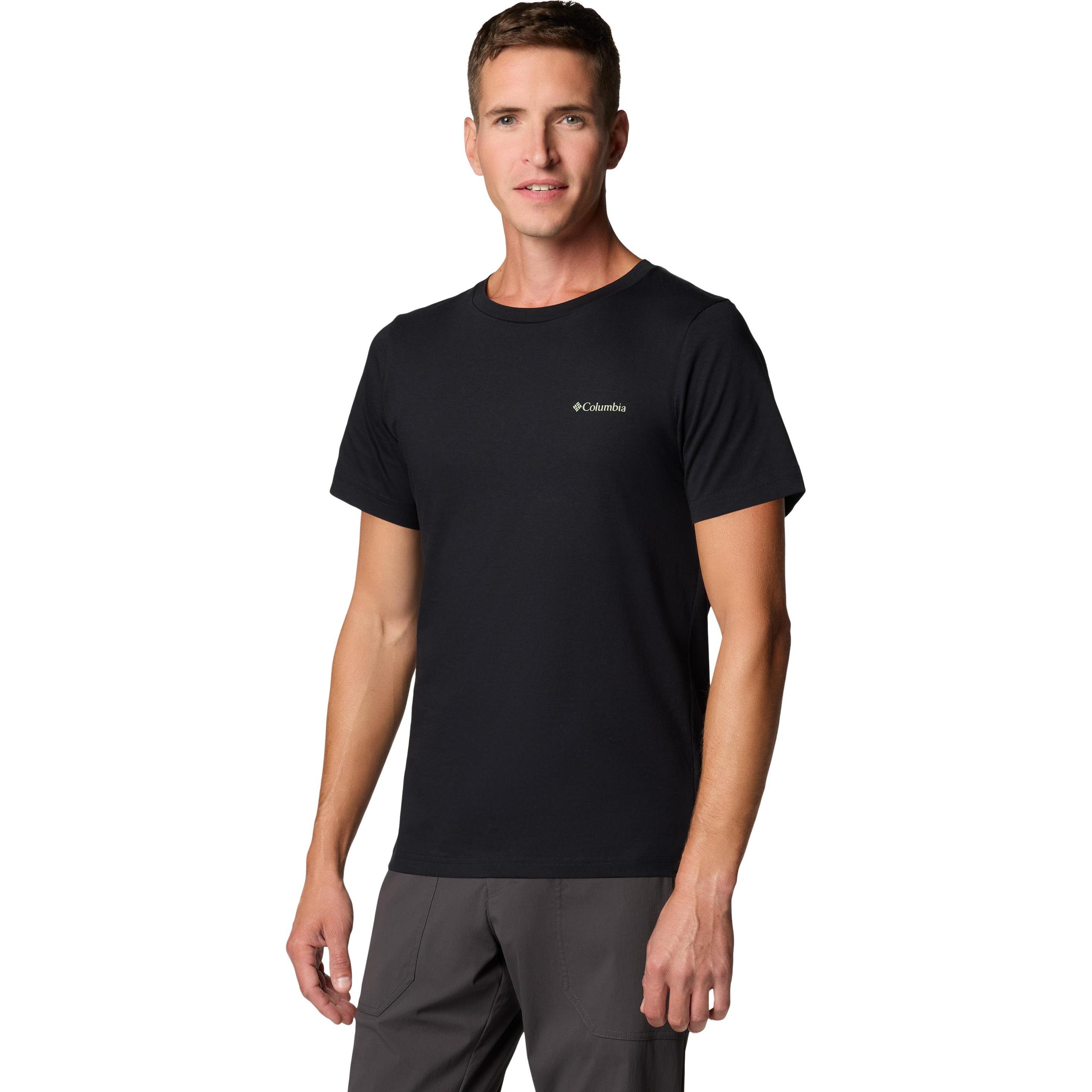 Columbia, Herren, Shirt, Rapid Ridge™ Back Graphic Tee II, Schwarz, (XL)