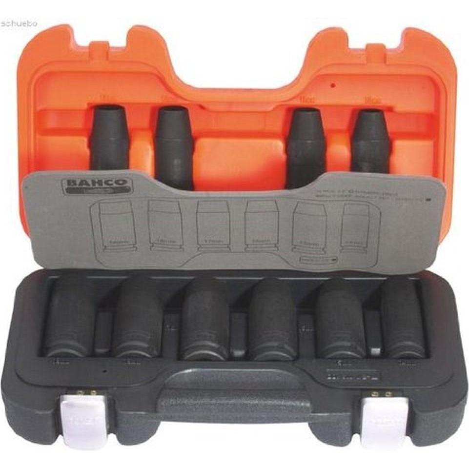 Bahco, Chiave a bussola + esagonale, IMPACT DEEP SOCKET SET 1/2 14 pz. (1/2")