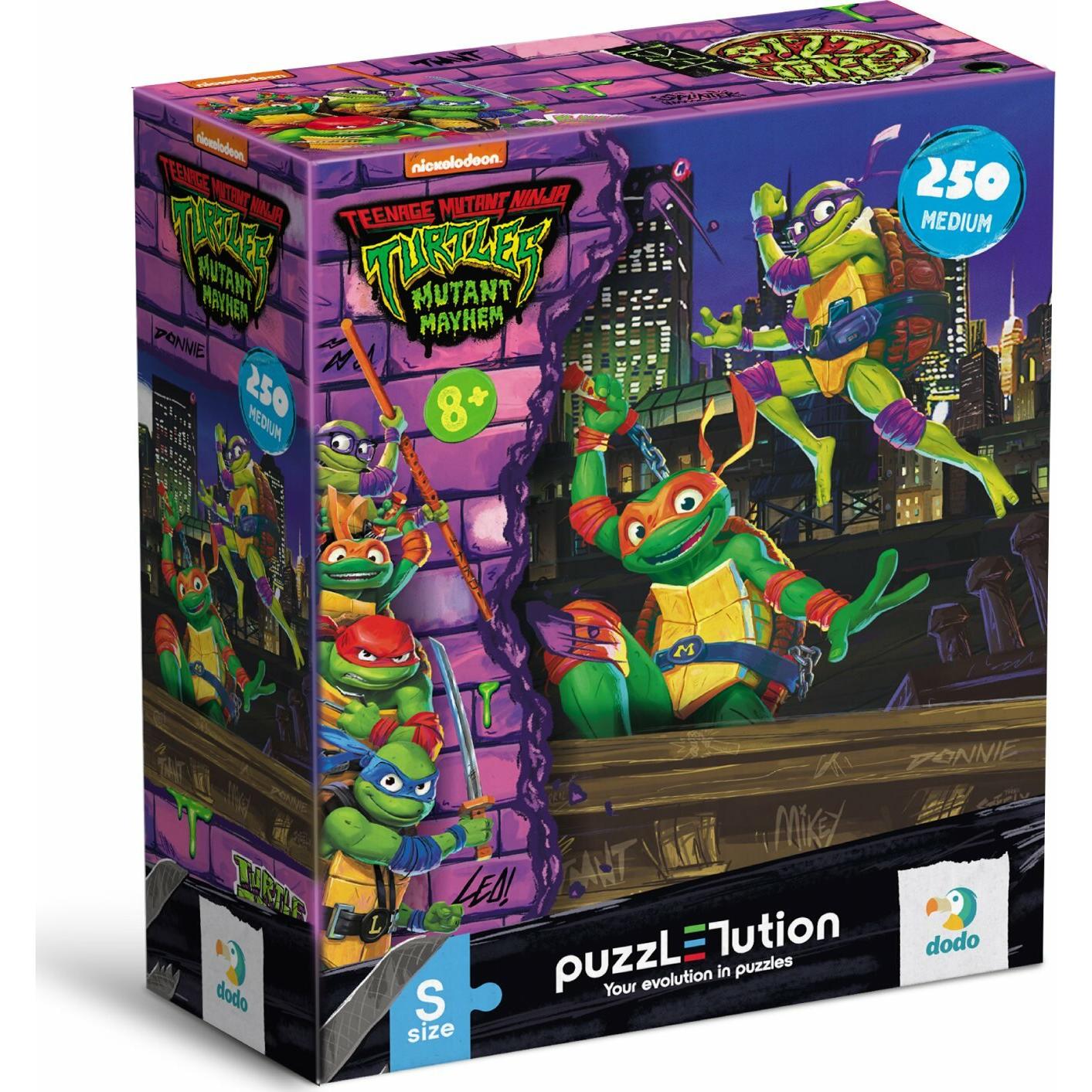 Dodo Puzzle Ninja Heads: Donatelo und Michelangelo 250 Teile