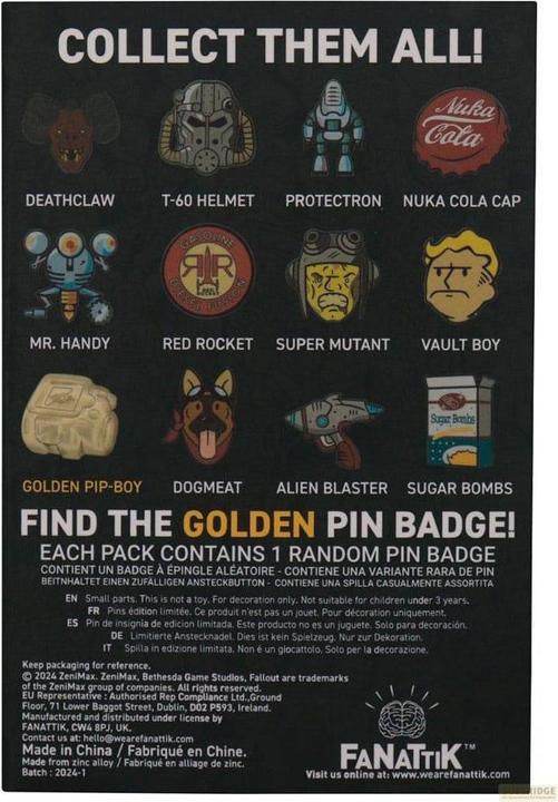 Image du produit Fanattik Pin's à épingler Fallout Mystery Pin