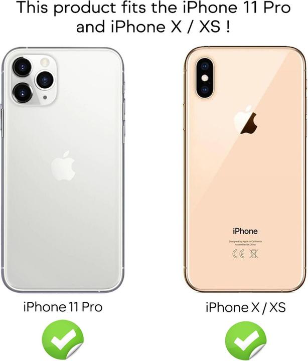 Immagine prodotto Nalia Vetro protettivo (1 Pezzo/i, Apple iPhone X, Realme 11 Pro+)
