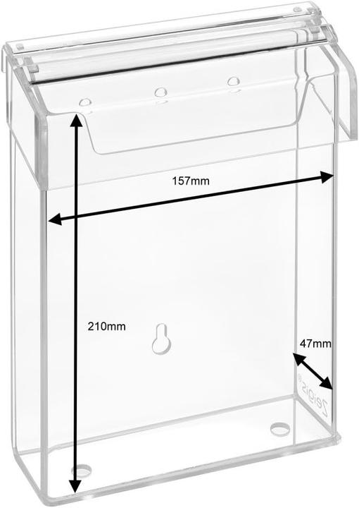 Produktbild Zeigis DIN A5 Flyerhalter wetterfest mit Deckel (A5)