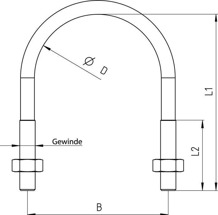 Produktbild Fischer Rundstahlbügel ETR 15-21 (10 Stk.)