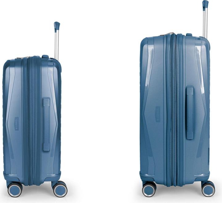 Image du produit Gabol Queens Ensemble de valises à 4 roulettes en 2 parties avec soufflet extensible (114 l)