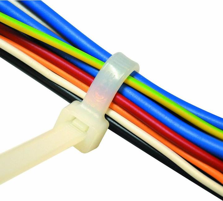 Actual product image SapiSelco Cable ties (Plastic cable ties, 200 mm, 100 pcs.)