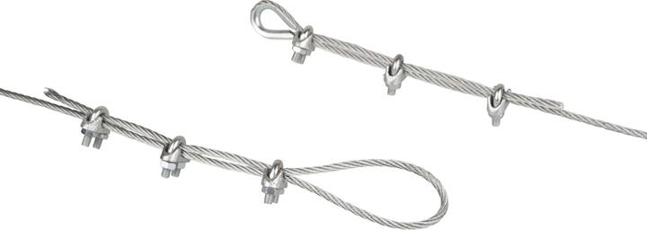 Actual product image Mamutec Galvanised Thimble 3 mm 4 pcs.