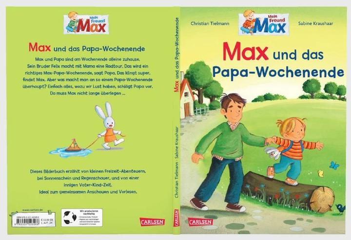 Actual product image Max-Bilderbücher: Max und das Papa-Wochenende (German, Christian Tielmann, Sabine Kraushaar, 2024)