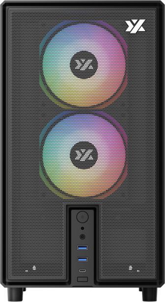 Produktbild xyz Boitier Mini Tour Micro ATX Atom RGB avec panneau vitré (Noir) (mATX, Mini-ITX)