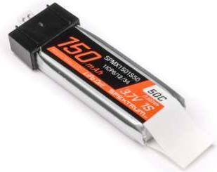 Actual product image 3.7V 150mAh 1S 50C LiPo Battery: JST PH1.25 Connector (3.70 V, 150 mAh)