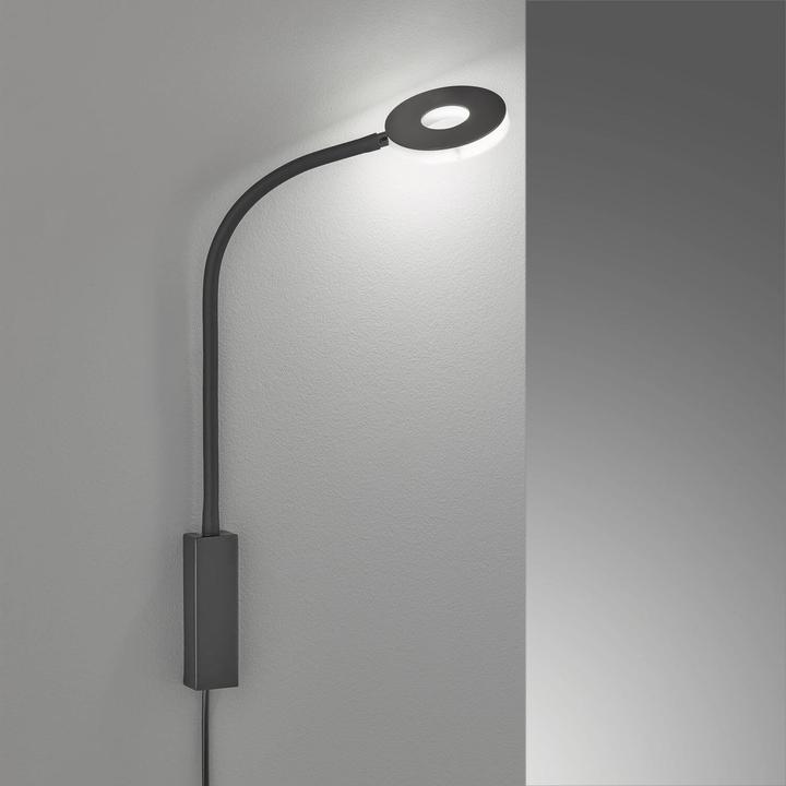 Actual product image Fischer & Honsel Honsel wall spot flex - bed lamp Cama - sand black (30432)