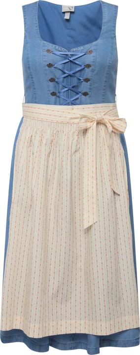 Produktbild Ulla Popken Dirndl, Lyocell, 2 Schürzen, Carree-Ausschnitt, ärmellos (52)